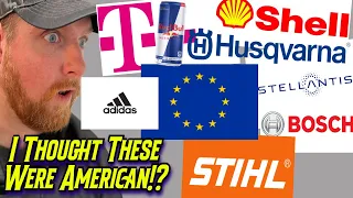 American Reacts to Big Companies From Around Europe