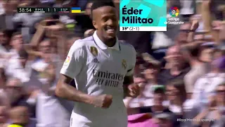 La Liga: Real Madrid 3-1 Espanyol | Match Highlights (Vini Jr 22', Militao 39', Asensio 90+3')