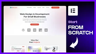 Elementor Website Design Tutorial | Start From Scratch w/ Hello Theme