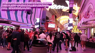 FREMONT STREET LAS VEGAS NIGH SCENES  VLOG #538