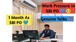 One Month As SBI PO 💙🤔🤔| Genuine Talk ❣️❣️| Work Pressure In SBI PO 😣🥺| Something New ☺️|