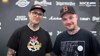 THE AMITY AFFLICTION ON WHAT NOEL GALLAGHER THINKS OF THEIR SOUND & MORE @ SLAM DUNK 2022