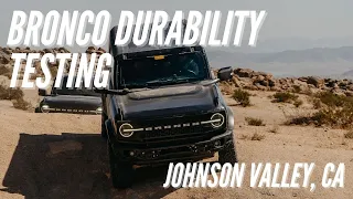 2021 Ford Bronco High And Low Speed Durability Testing | Johnson Valley, CA | Bronco Nation