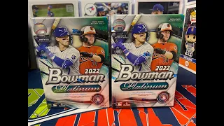 New Retail Release! 2022 Bowman Platinum Blaster Boxes! Very Nice Rookie Icy Foil Pull!!