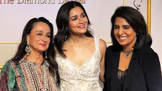 Alia Bhatt ENDS FIGHT With Saasu Maa Neetu Kapoor At Heeramandi Diamond Premiere