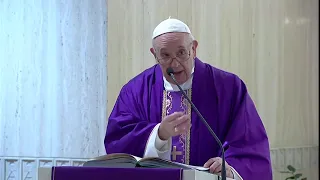 Holy Mass with Pope Francis, on the Third Sunday of Lent 15 March 2020