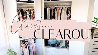 HUGE Closet Clear Out 2020! How To Declutter + Organize Your Clothes!