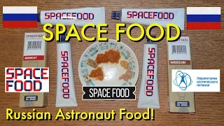 Space Food!  Commercial Russian Astronaut Food Taste Test