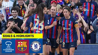 HIGHLIGHTS | FC Barcelona vs. Chelsea -- UEFA Women's Champions League 2022-23 (Español)