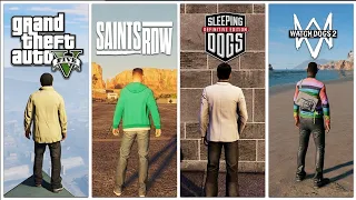 GTA 5 vs Saints Row Reboot vs Sleeping Dogs vs Watch Dogs 2 - SBS Comparison