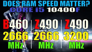 Is It Worth to BUY High Frequency RAM for CORE i5 10400F ? 2666 MHz vs 3200 MHz |