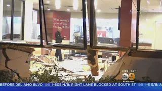 Driver Careens Into Panorama City Wendy’s After Being Shot