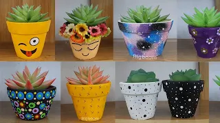 7 Small flower pot decoration ideas | Home decorating ideas handmade