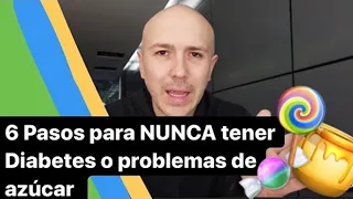 6 Pasos Para Nunca Tener Diabetes | Dr. Carlos Jaramillo