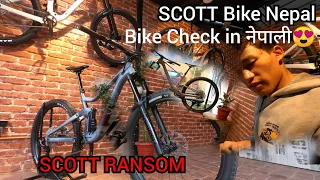 SCOTT RANSOM enduro Mountain Bike Check in Nepal😍😍/Expensive Stuff🤑