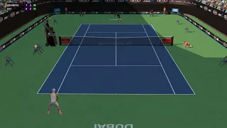 Full Ace Tennis Simulator - ATP 500 Dubai - Qualifier Round 1 - Career #37