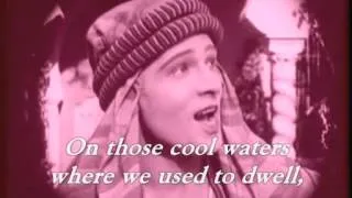 Rudolph Valentino Sings "Kashmiri Love Song" 14th May 1923