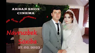 NAVRUZBEK & SOXIBA. Wedding day. LIVE. QIRQQIZOBOD REYIMBOY OTA Tuyxonasi. Akbarshox cinema