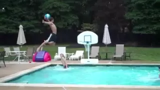 Amazing Pool Basketball Dunks 3