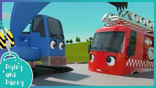 Fire Truck Emergency | Go Buster | Cartoons for Kids | Learning Show | Engineering | STEM