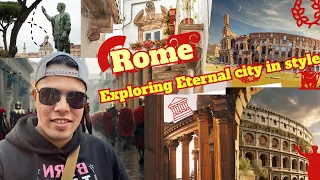 📍Rome, Italy 🇮🇹 | Part 1 | Unforgettable Experiences in Rome | Colosseum | Trevi | Piazza