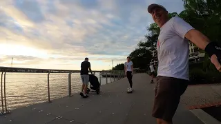 Longboarding in Brisbane, Australia