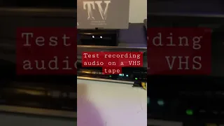 Recording Music on a HI-Fi VHS recorder