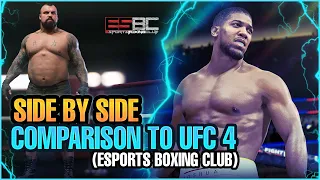 How Does ESBC's Alpha Footage Compare to the CURRENT Combat Sports King!!! (eSports Boxing Club)