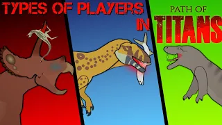 Types of Players in Path Of Titans ANIMATION (Stick Nodes)