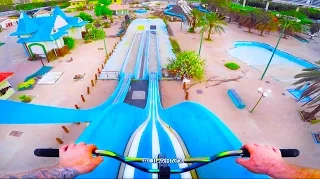 BMX RIDING IN ABANDONED WATERPARK IN DUBAI!