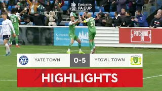 Five Star Yeovil Town Run Rampant Past Yate Town | Yate Town 0-5 Yeovil | Emirates FA Cup 2021-22