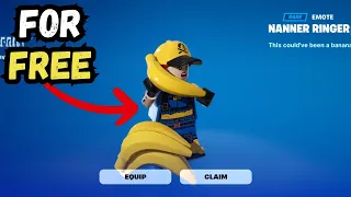 How to Get Nanner Ringer Emote for FREE in Fortnite?