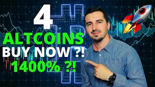 Top 4 Altcoins Ready To EXPLODE in July 2021🚀| BEST Cryptocurrency NOW 1400% ?! (DONT MISS OUT)🚀