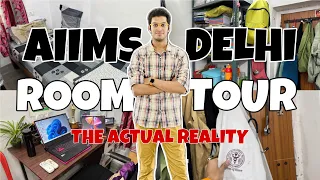 AIIMS Delhi❤️ Room Tour🔥 | Reality of Hostel Room at AIIMS🤯 #aiims #aiimsdelhi #roomtour #neet #mbbs