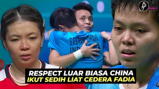 Tangis Air Mata Pecah..!!! Kesedihan Mendalam Chen Jia untuk Fadia yg Cedera #respect