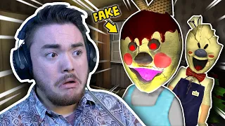 Rod’s FAKE Little Brother TAKES OVER!?!? | Ice Scream Mobile Horror Game Knock Offs