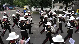 Bo'ness Children's Fair Festival - HM Royal Marine Band - Tune 5 - On The Quarter Deck