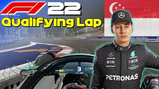 F1 22 - Let's Make Russell World Champion: Singapore Qualifying Lap