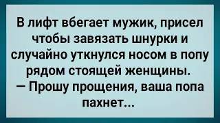 Как Мужик в Лифте Женщин Нюхал! Сборник Свежих Анекдотов! Юмор!