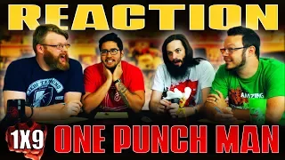 One Punch Man 1x9 REACTION!! "Unyielding Justice"