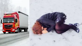 Truck Driver Saves Unconscious Girl, Then He Sees Her ID