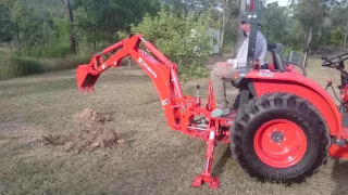 Kubota it's fun, first experience with my new toy...