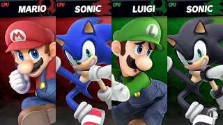 Super Smash Bros. Ultimate - Mario & Sonic vs Luigi & Shadow