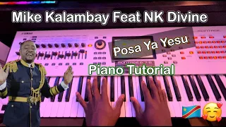 Mike kalambay ft Nk Divine posa ya Yesu | Piano Tutorial | Seben Sebene 🥰🔥🇨🇩🇨🇩🇨🇩🔥🔥🔥🔥🔥