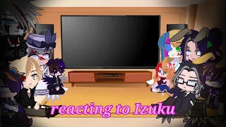 Fnaf +Katsuki react to mama Izuku |Izuku Afton and Katsuki Emily AU