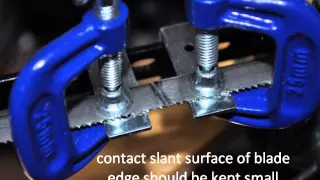 How to repair broken band saw blades