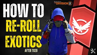 HOW TO RE-ROLL EXOTICS WITH TINKERING IN 2024 (The Division 2)