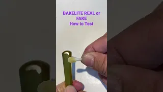 BAKELITE REAL or FAKE How to Test. March 5, 2023