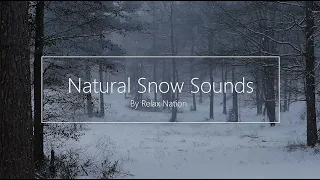 15 Minutes Natural Snow Sounds for Sleep or Relaxation - White Noise Stream 01