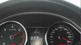 AUDI Q7 V12TDI 0-277 km/h